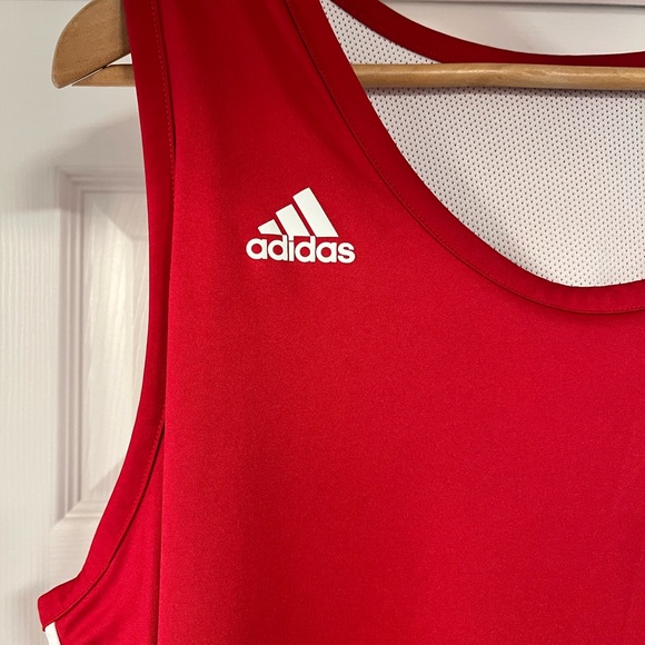 Adidas Red Basketball Jersey - Picture 2 of 4
